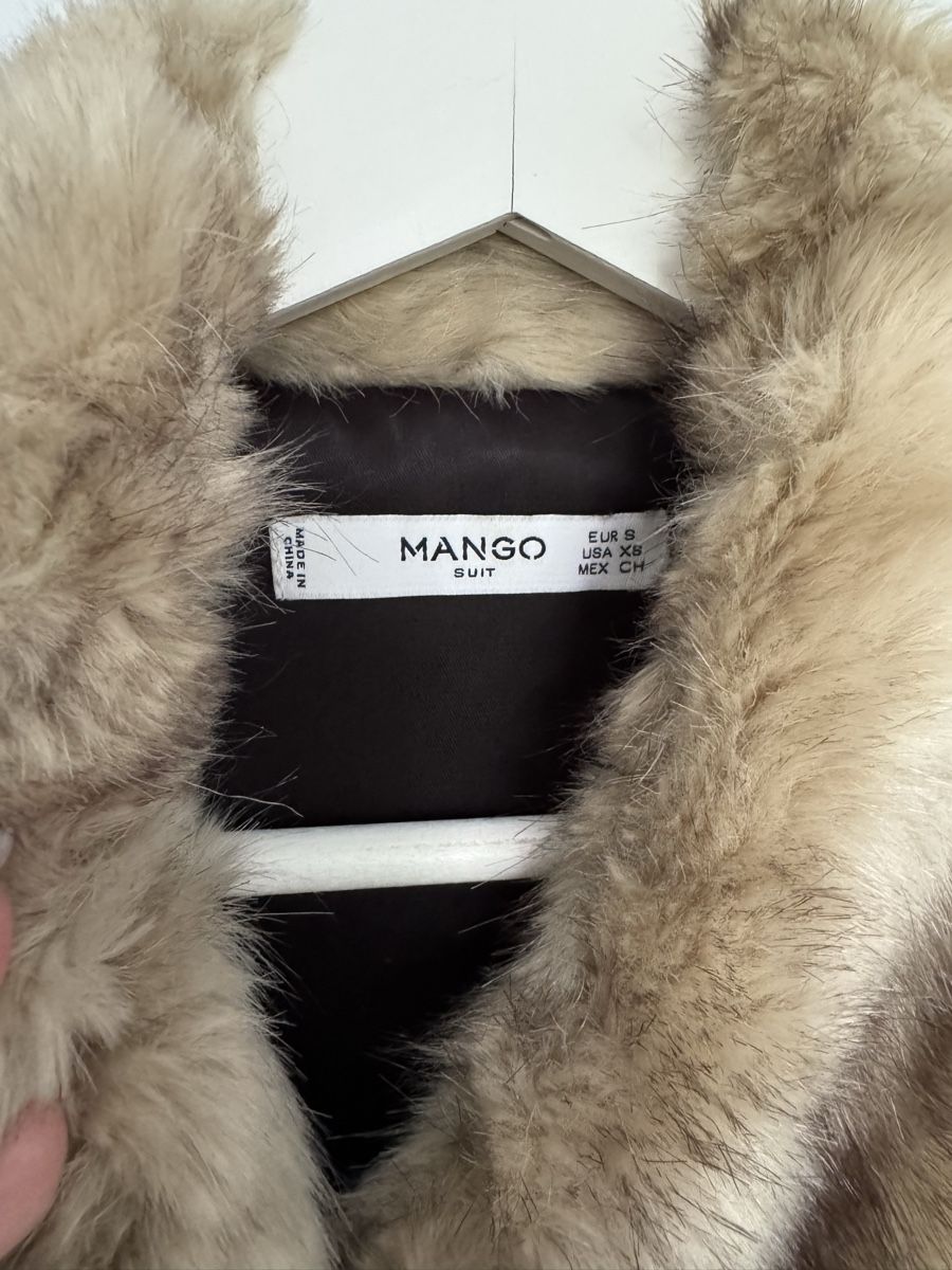Mango Gilet & Giacche senza maniche: Mango Kunstfellweste Beige/Braun (S) – Usato da Triesen venduto da antonellaaa_ 1