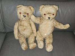 2 Teddybären 🧸🧸 aus den 60er Jahre
