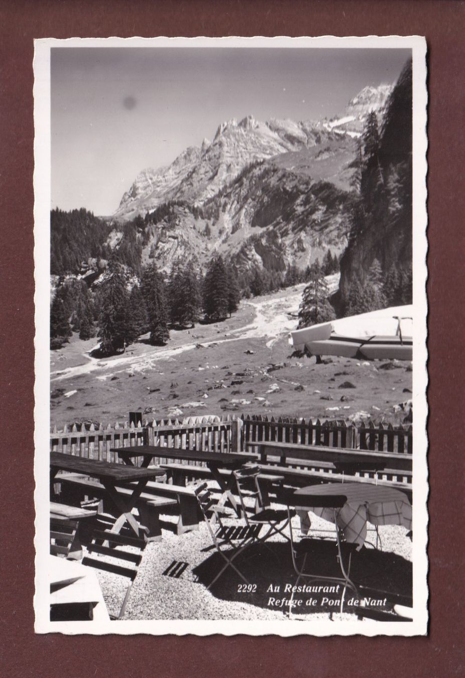 Cartoline postali: Refuge de PONT DE NANT – Usato da Pully venduto da nicecards