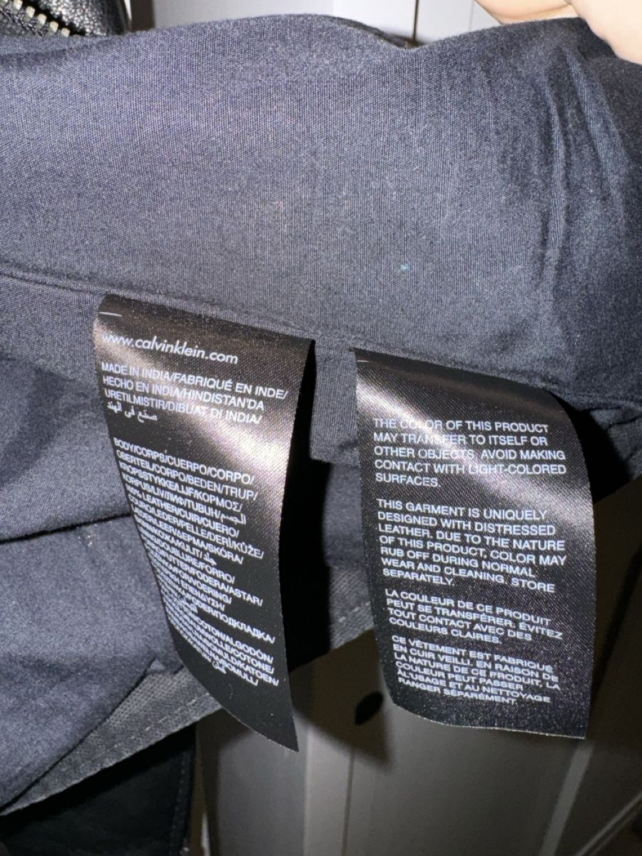 Calvin Klein Giacche: Calvin Klein Lederjacke Grösse.L – Usato da Aristau venduto da Evelinik 8