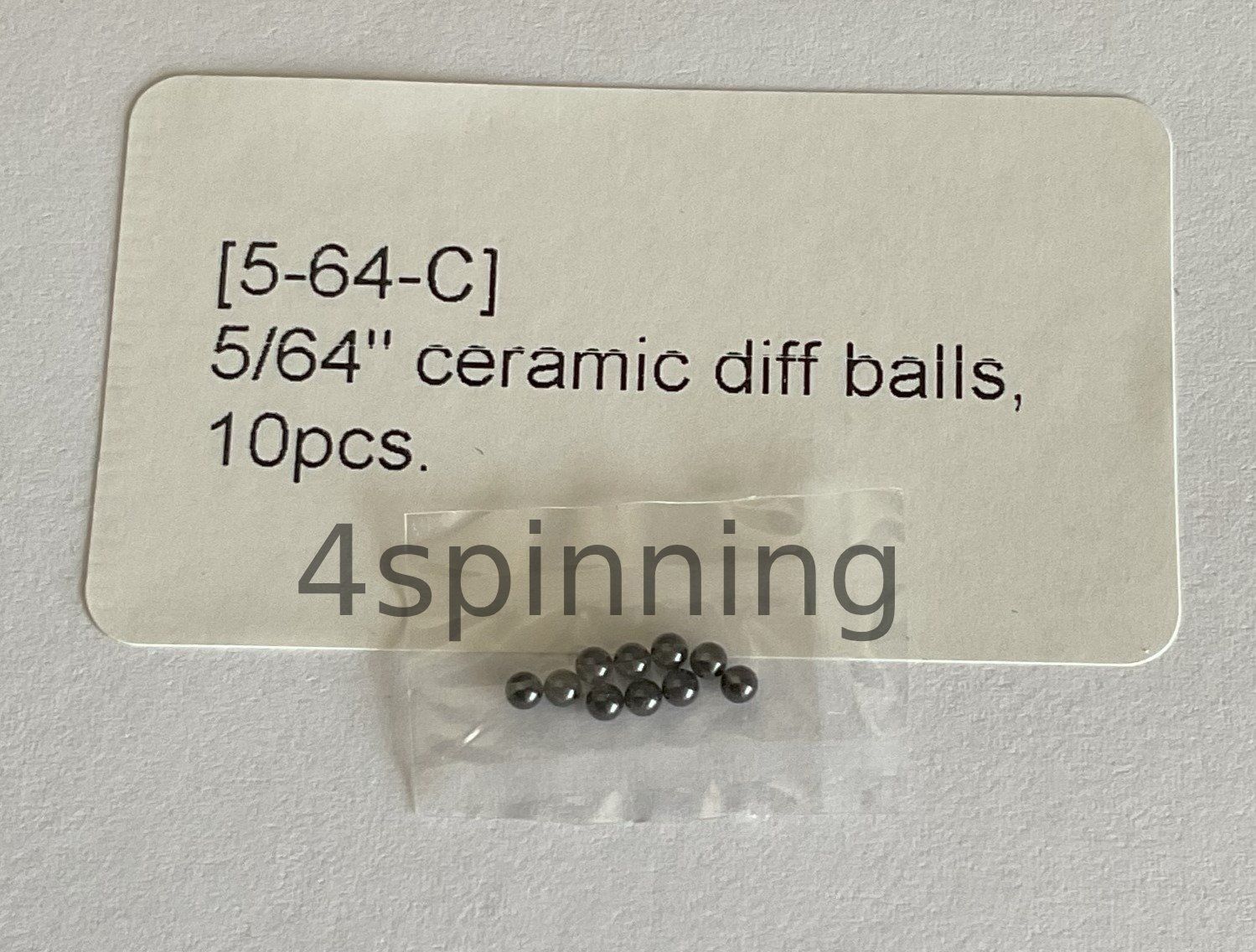 Kugellager: 5/64" Ceramic Diff Balls – 10pcs - Precision Grade – NEW – Neu und originalverpackt aus Andelfingen von 4spinning