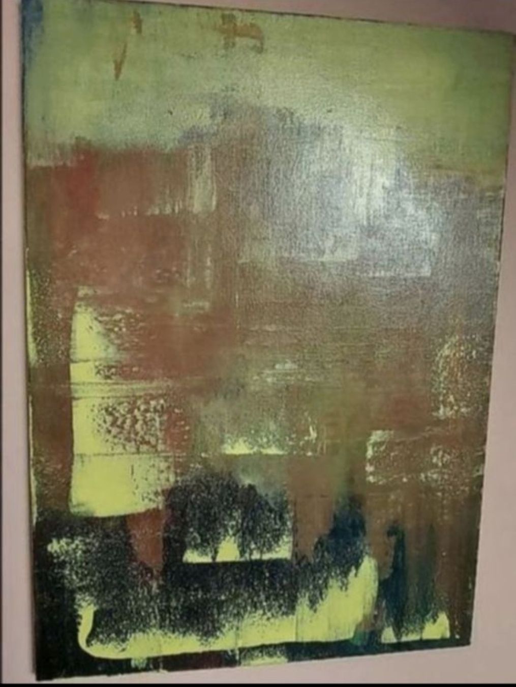 Gemälde: Gemälde " Waldschatten" handmade 50×70 – Neu (gemäss Beschreibung) aus Riehen von Steinbock1970