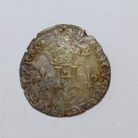 2 Sols 1584 (Heinrich III.) Frankreich s-ss