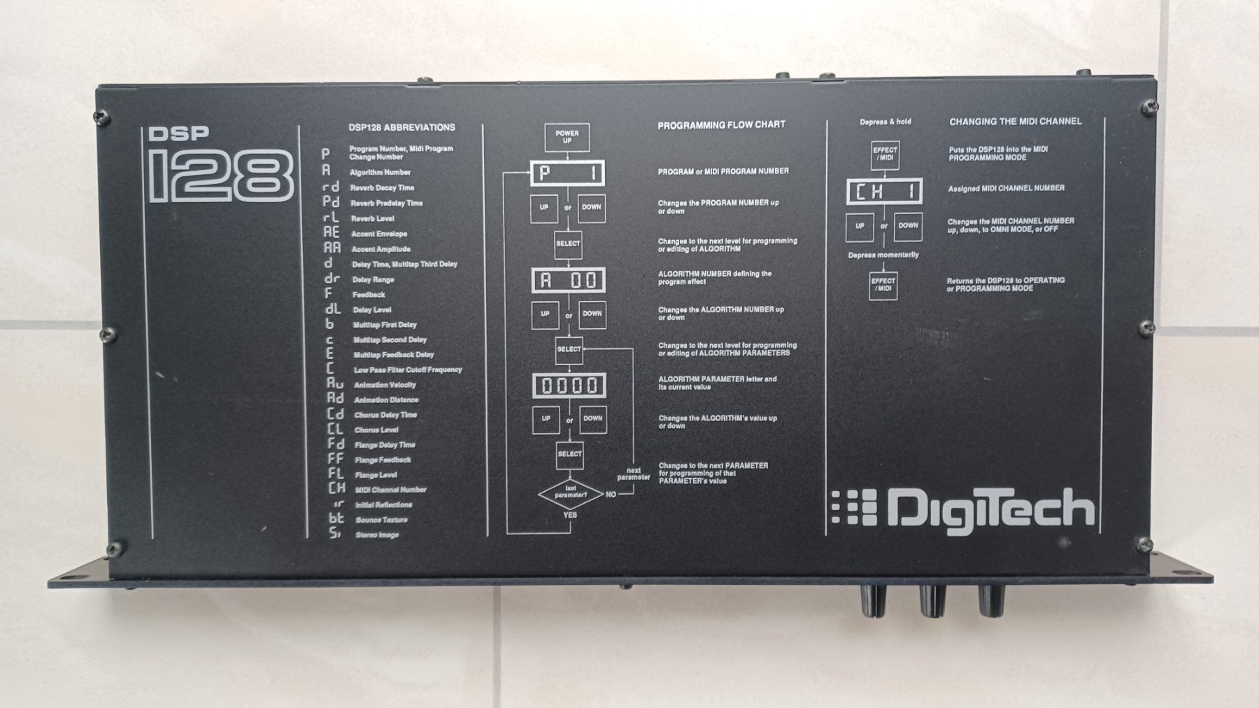 Equalizzatori: Digitaler Sound Processor DSP128 (Equalizer, Hallgerät usw.) – Usato da Zürich venduto da yvo.vultier 1