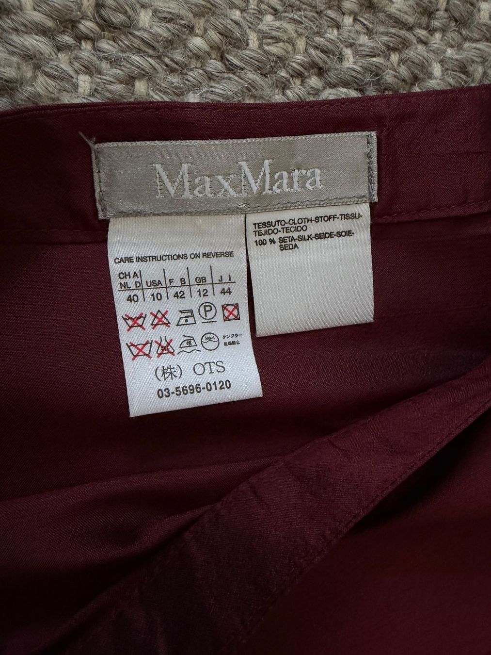 Max Mara Jupes: ein wunderschöner Max Mara Seiden Rock – D'occasion à St.Gallen par Boergie 2