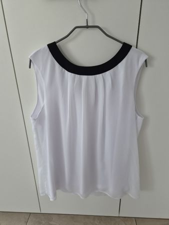 Orsay Bluse Weiss/Schwarz Gr. 40