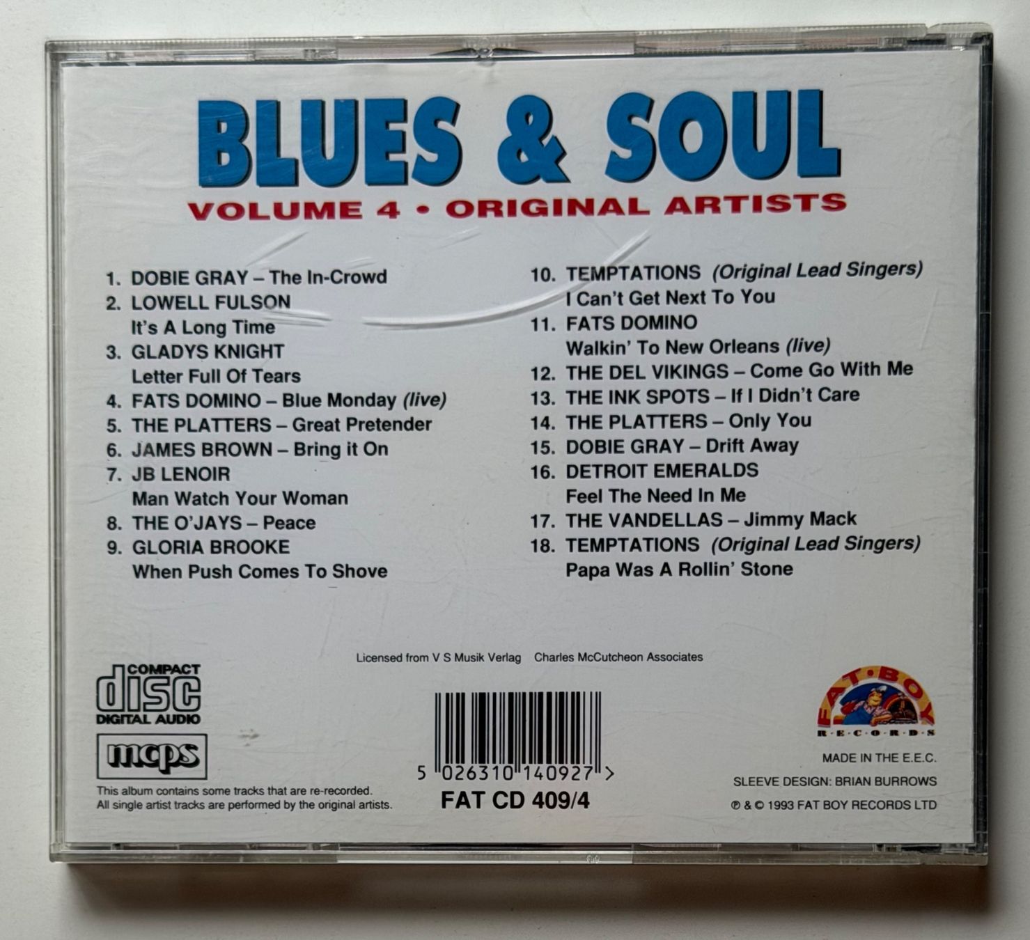 CDs: Blues & Soul Vol 4 / Verschiedene Interpreten – D'occasion à Näfels par rottabi 1