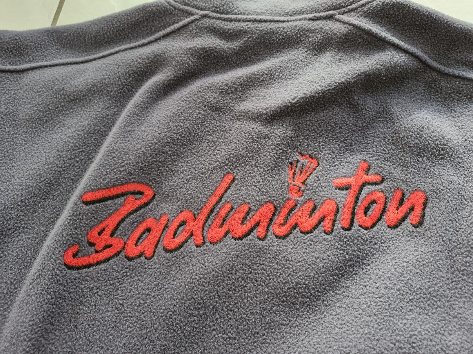 Maglioni & Felpe: Fleecepullover von Texspo, Swiss Badminton, Gr. L – Usato da Frauenfeld venduto da Kasico 7