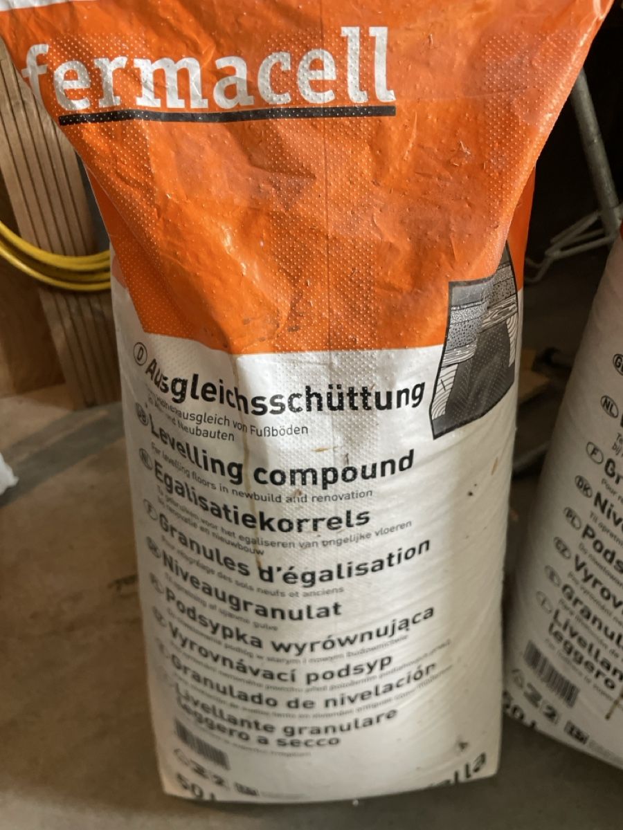Materiale di riempimento: Fermacell Ausgleichsschüttung 50L  – Nuovo (secondo la descrizione) da Zollbrück venduto da Bawz