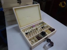 neues Mini Schleifset inkl. Holzbox