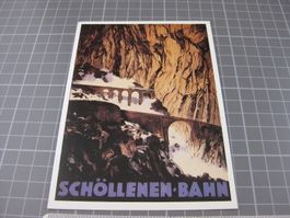 Plakat Schöllenen Bahn