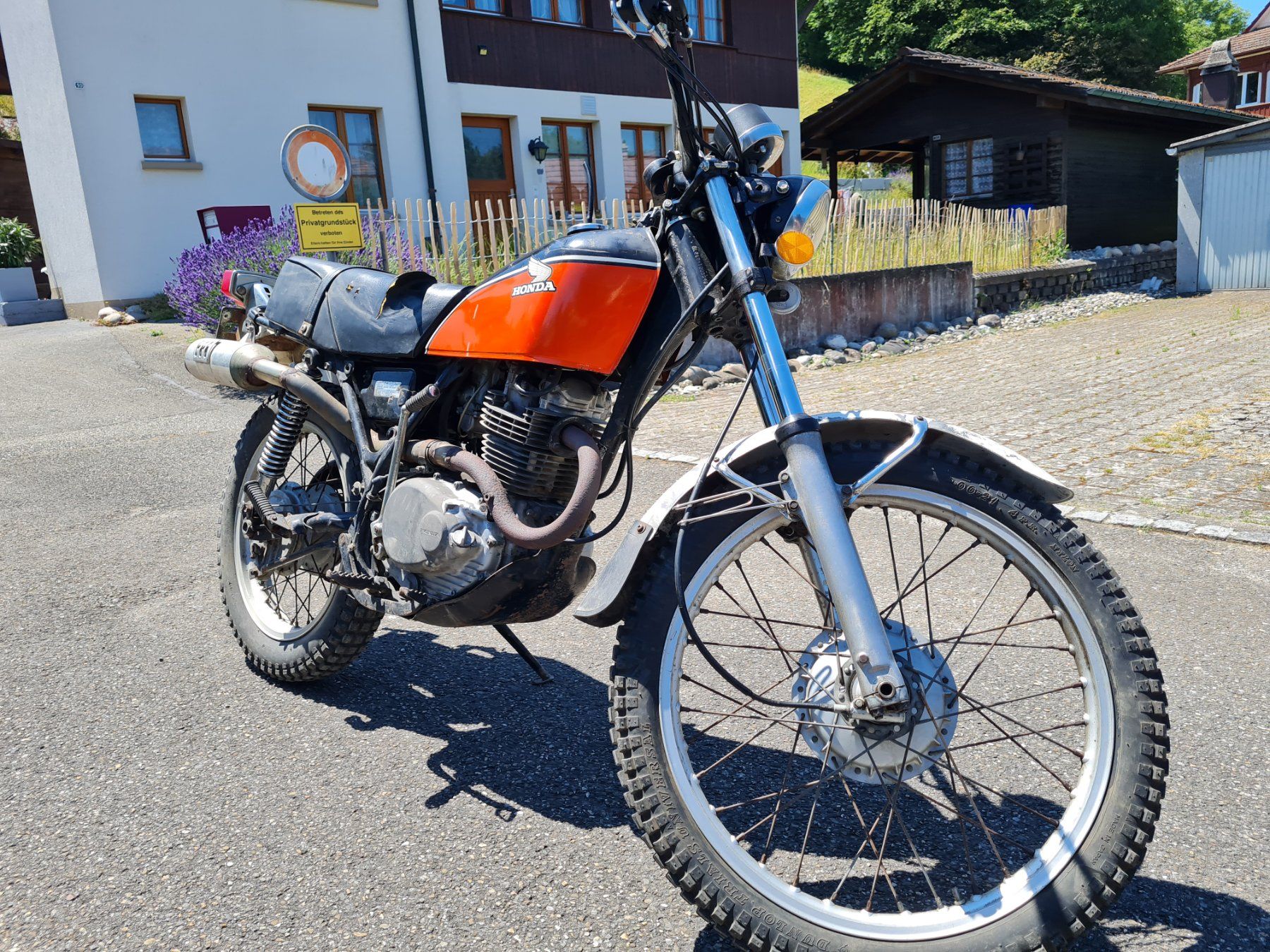 Honda Enduro: Honda XL 250 K3 Oldtimer Veteran Scheunenfund – Gebraucht aus Wynau von  5