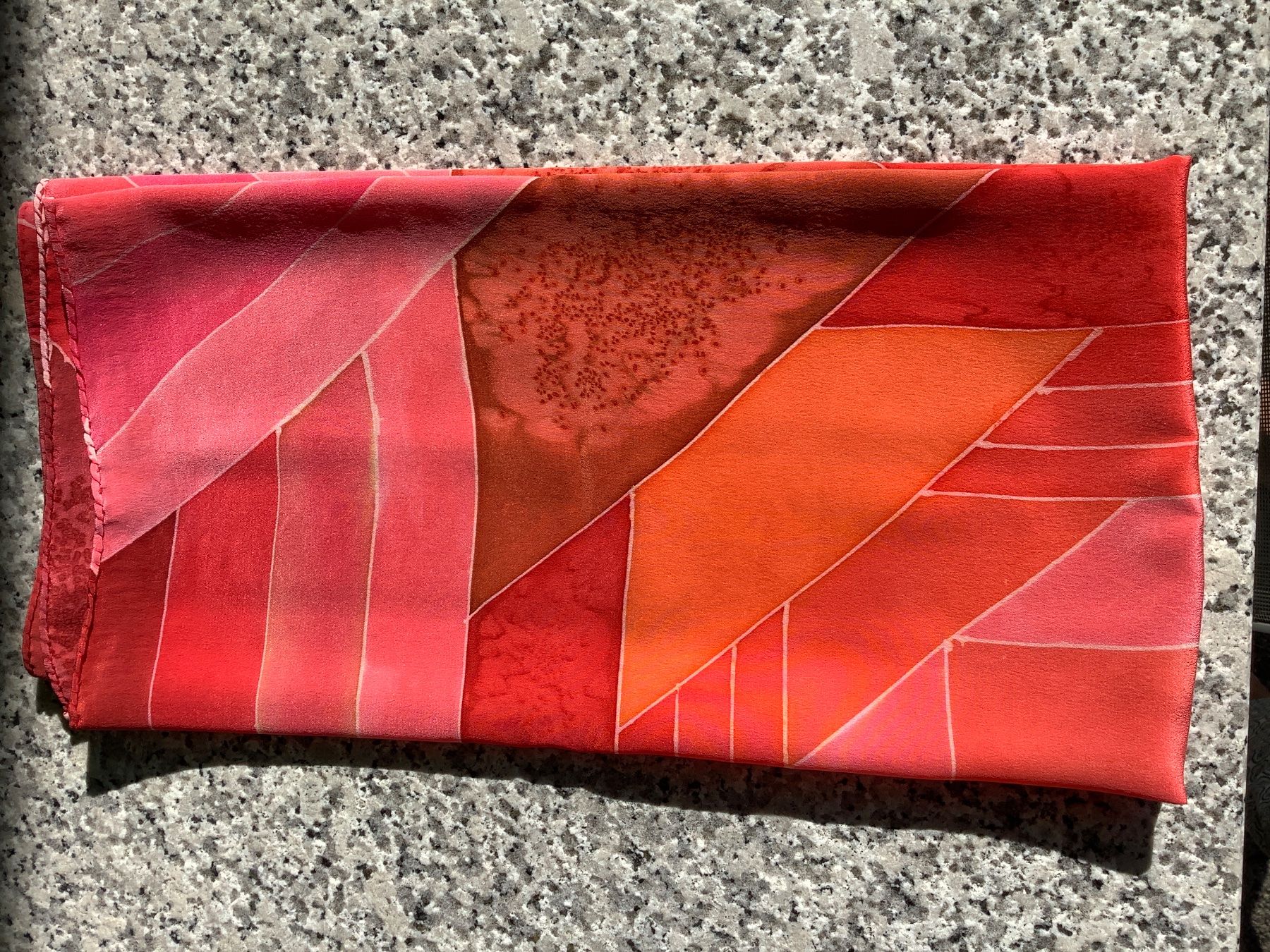 Foulard & Sciarpe: Seidenfoulard-handbemalt – Usato da Winterthur venduto da wintidizi 1