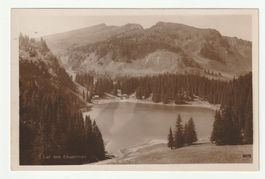 Vaud, Lac des Chavannes, Alte Ansichtskarte