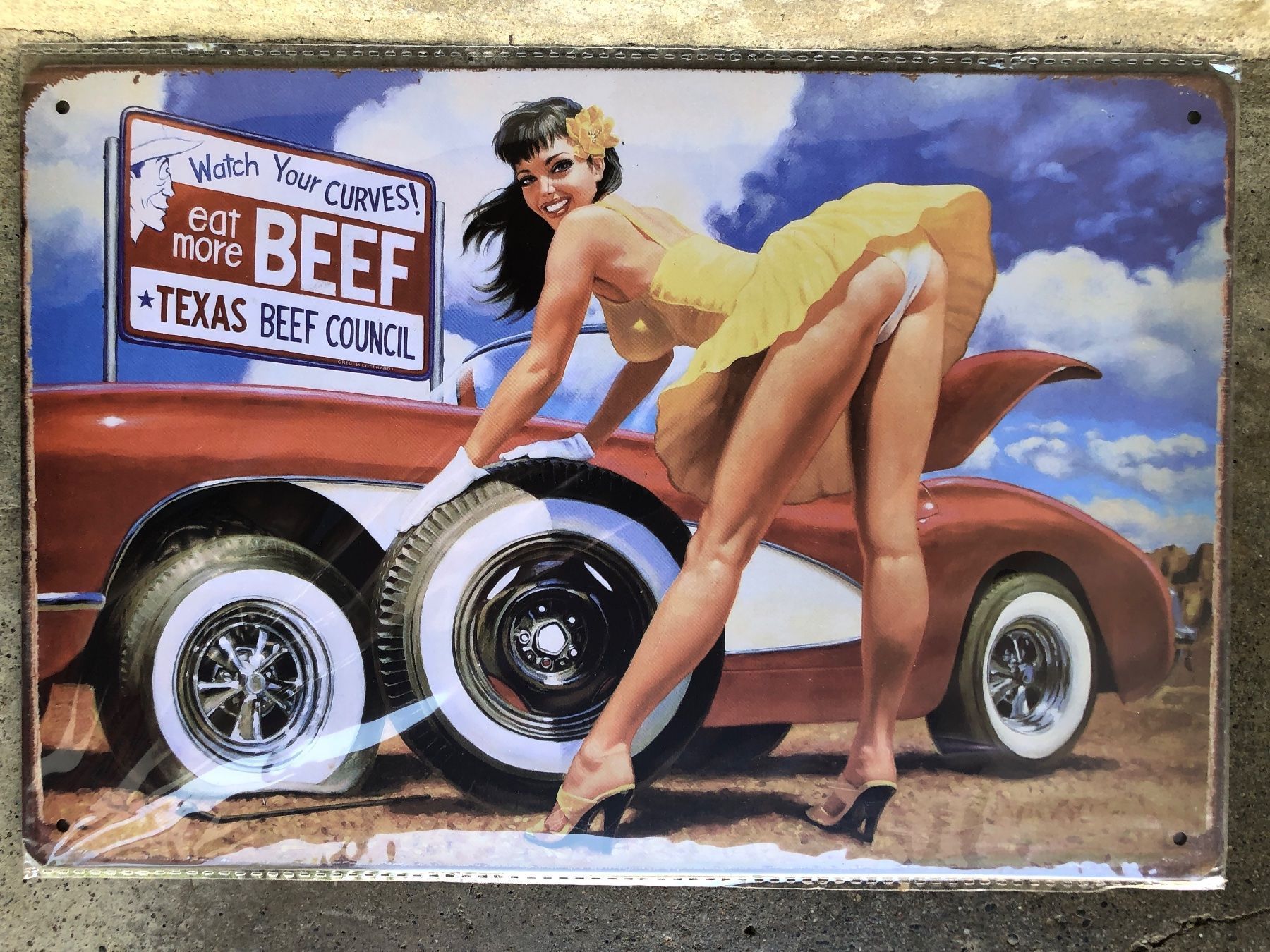 Insegne: Chevrolet gm corvette c1 classic pin up – Nuovo (secondo la descrizione) da Reinach AG venduto da rares75