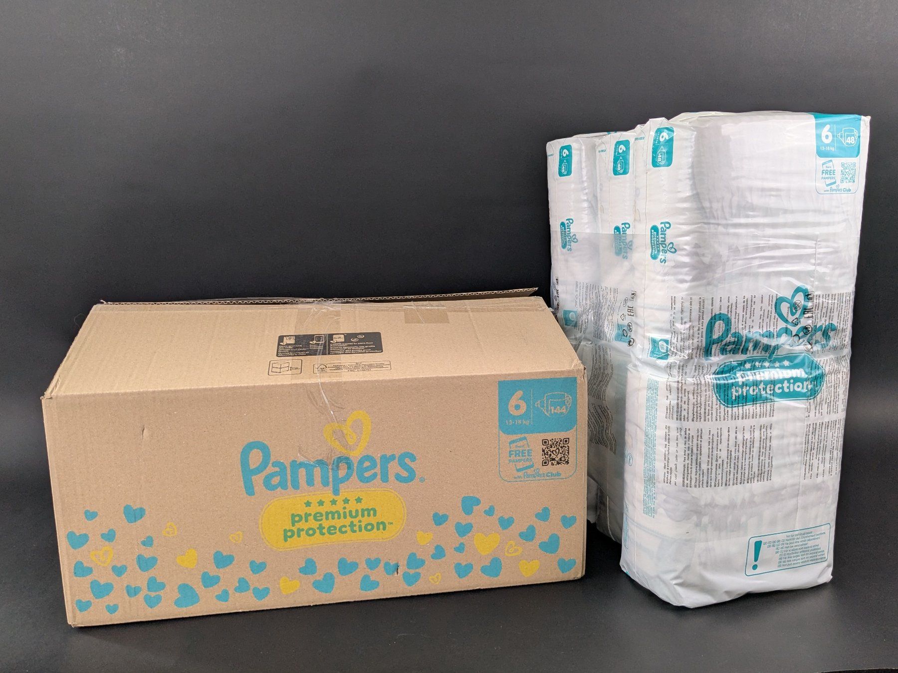 Pampers Windeleimer & Windeln: PAMPERS Premium Protections Gr 6 – Neu (gemäss Beschreibung) aus Dintikon von Restwert_Dintikon