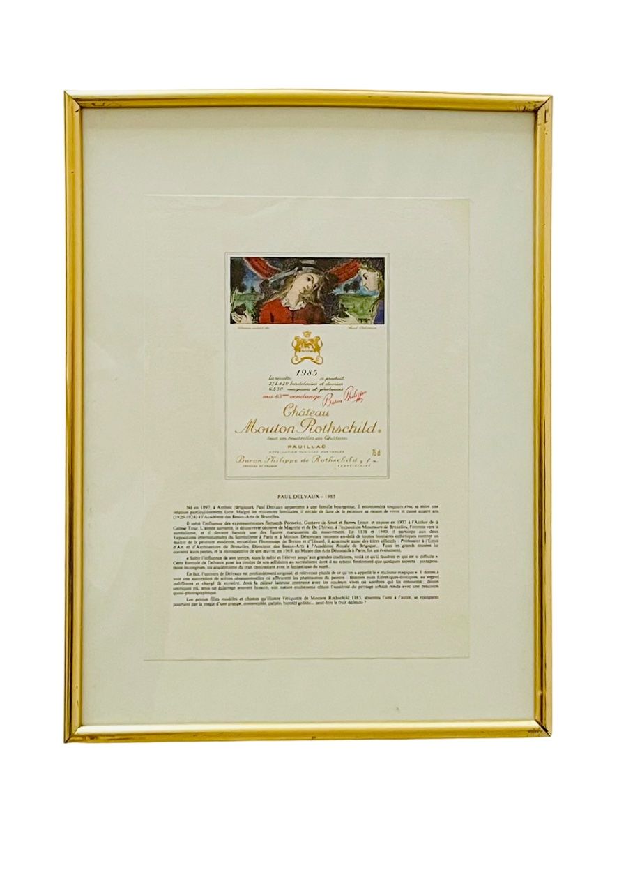 Grafiken & Lithographien: Lithographie Ch.Mouton-Rothschild 1985 – Gebraucht aus Genève von Bazarare