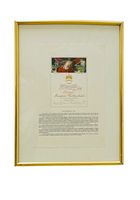 Lithographie Ch.Mouton-Rothschild 1985
