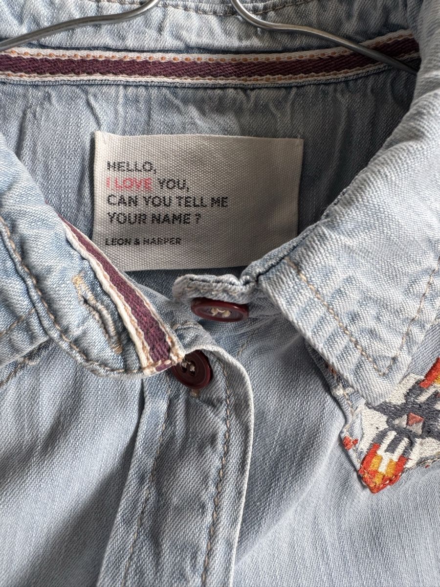 Blusen: Jeanshemd von Leon&Harper, Grösse M – Gebraucht aus Zürich von bergi777 4