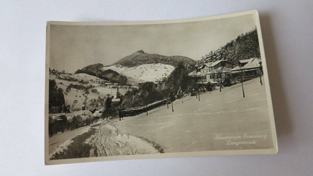 Cartoline postali: Langenbruck - Sanatorium Erzenberg - 1940 – Usato da Jona venduto da centumprata