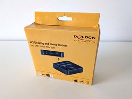 Delock M.2 Dockingstation für 2 x M.2 NVMe PCIe SSD