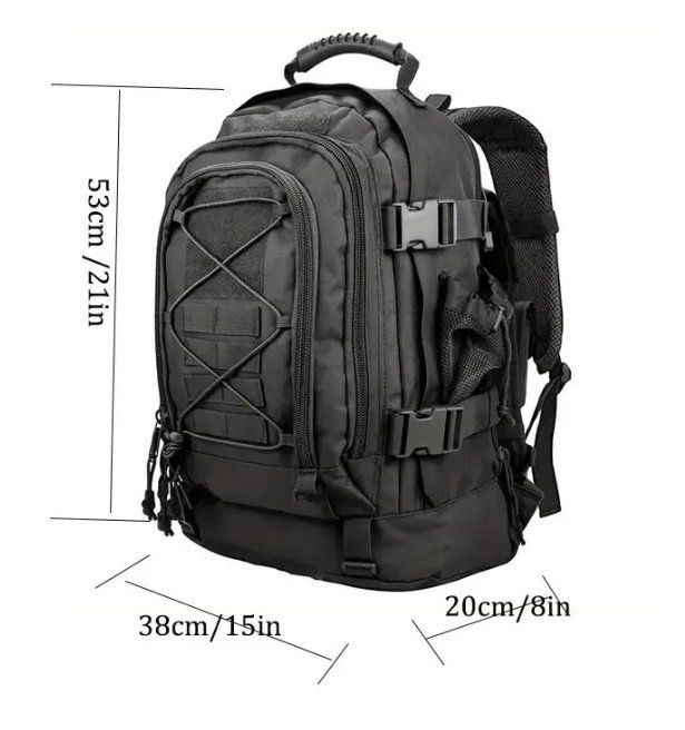 MUCHER 40L Militär-Rucksack – Taktischer Wanderrucksack Mit MOLLE-System, Wasserabweisend, Für Outdoor
