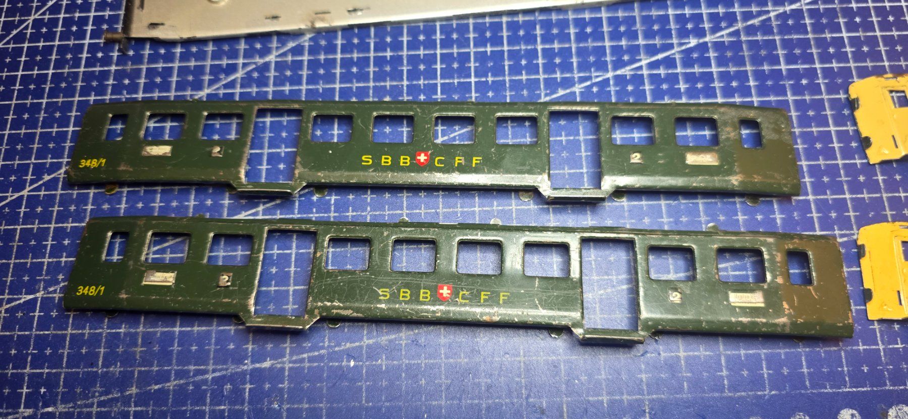 Märklin Modellini di ferrovie: Märklin HO/AC SBB wagen ersazteile – Usato da Hochfelden venduto da Danizh0 2
