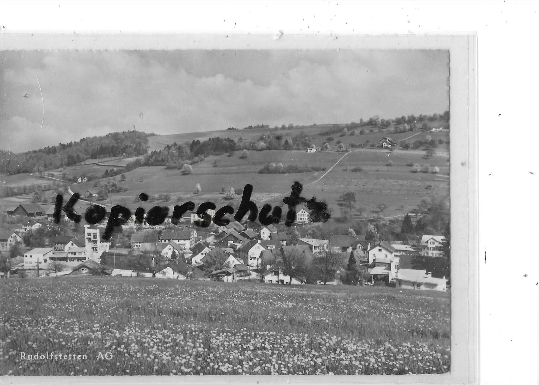Cartoline postali: AG Rudolfstetten – Usato da Schocherswil venduto da Wilare