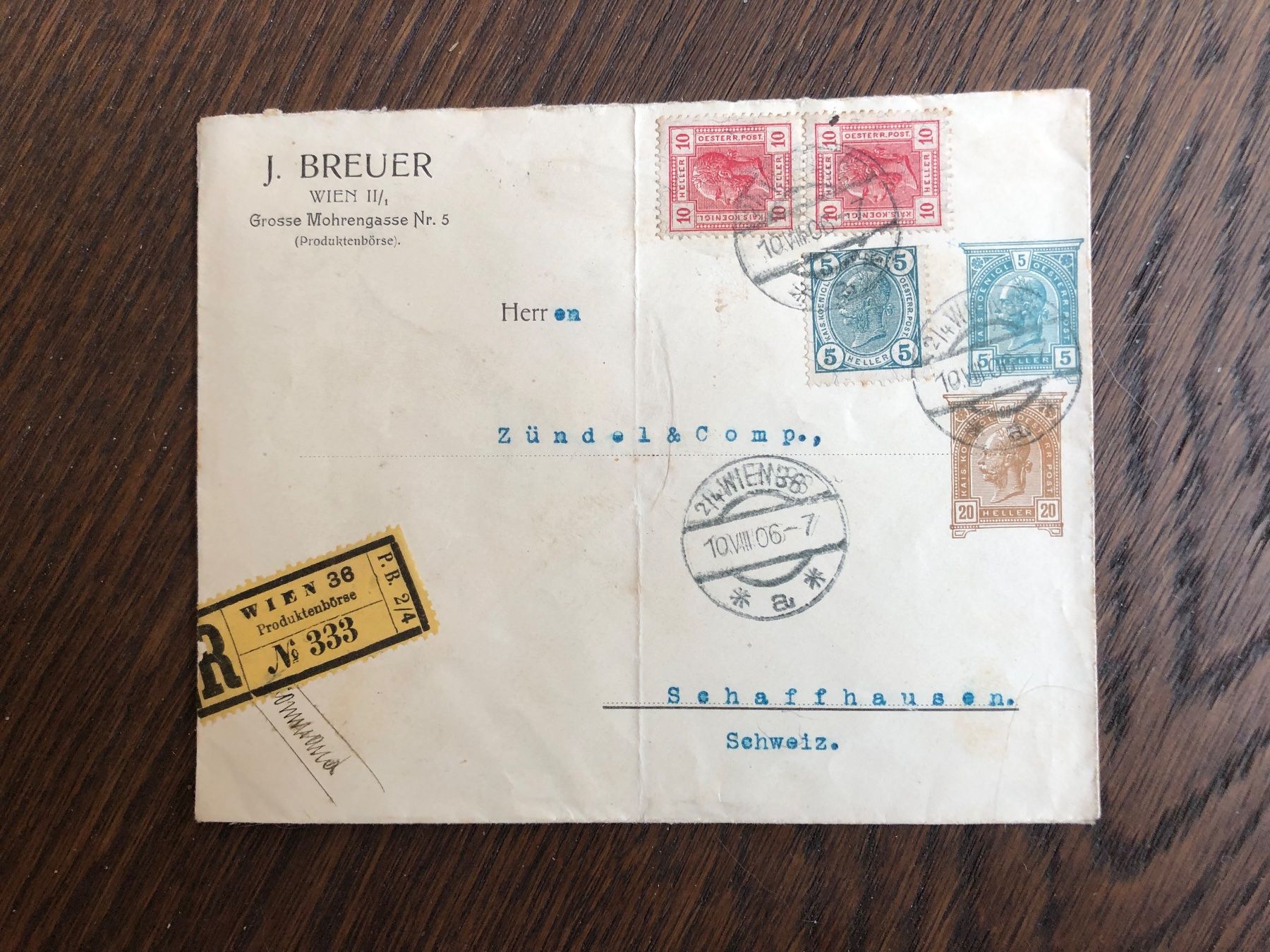Alle Briefmarken: Brief mit Werteindruck AUSTRIA plus 2 Siegelbriefe – Gebraucht aus Lufingen von Rac0