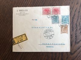 Brief mit Werteindruck AUSTRIA plus 2 Siegelbriefe
