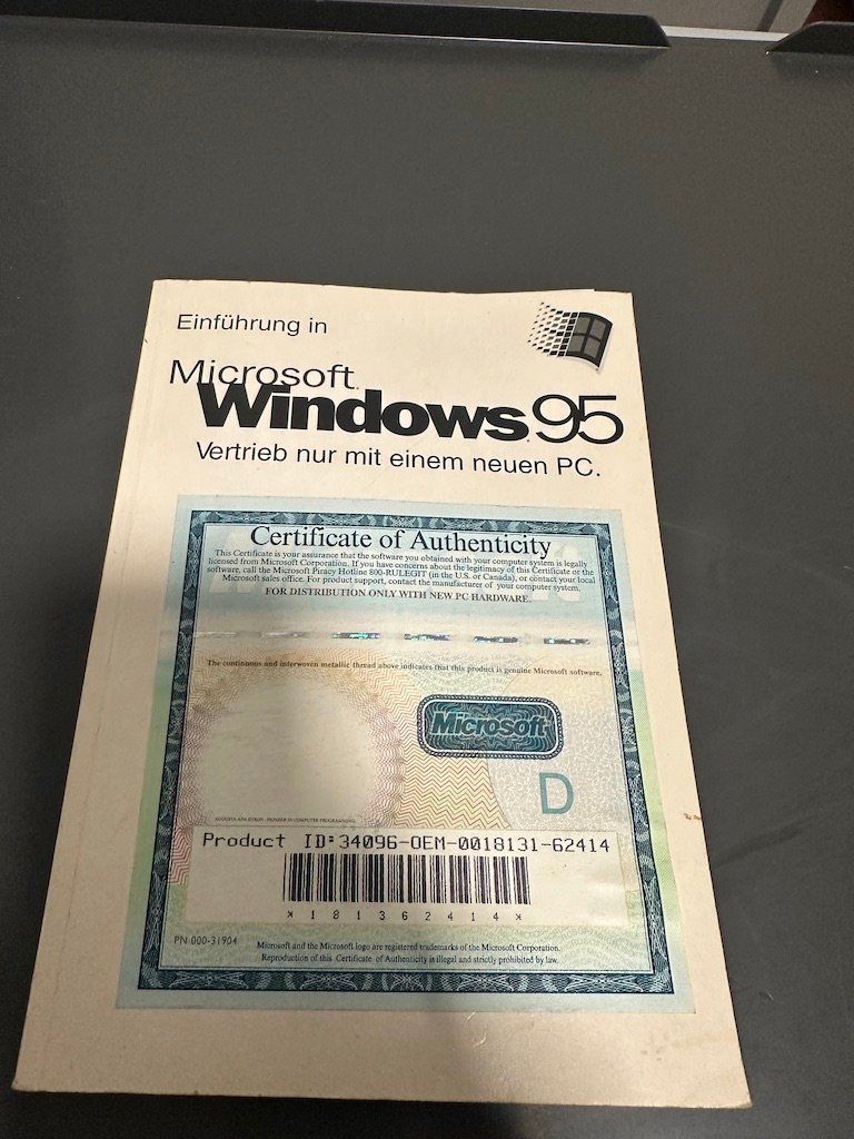 Microsoft Software: Windows 95 – Gebraucht aus Steinmaur von fiumicello01 2