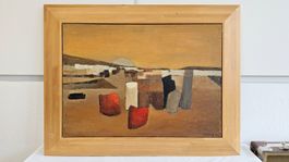 Tableau peinture à l'huile de Claude DELESSERT (1928-2010)