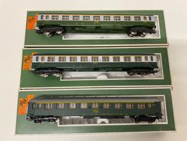 Lima H0 SNCF Reisezugwagen, 3er Set, Top Zustand!