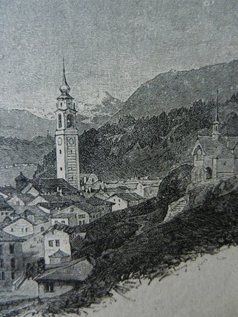 Gravures: Samaden Engadin – D'occasion à Risch par Rischli15 7