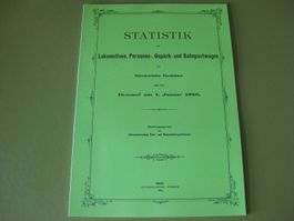 Statistik Rollmaterial 1886