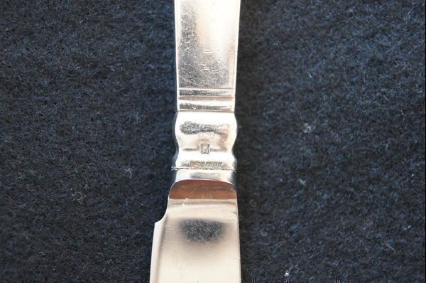 Jensen Set di posate: 12 Dessertmesser Georg Jensen Arcadia Blok Silber 925 – Usato da Geroldswil venduto da ARTEFACTO