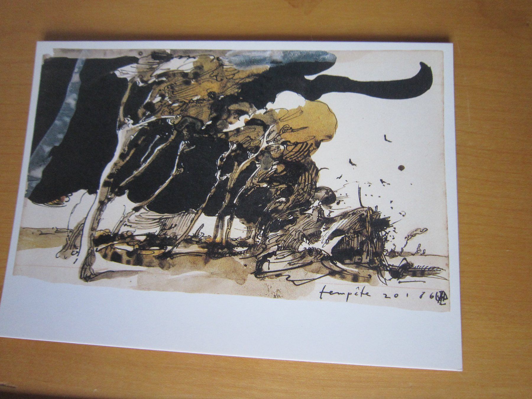 Cartoline postali: No 10 Horst Janssen Sammlung Postkarten – Usato da Gordola venduto da Polentaefung 7