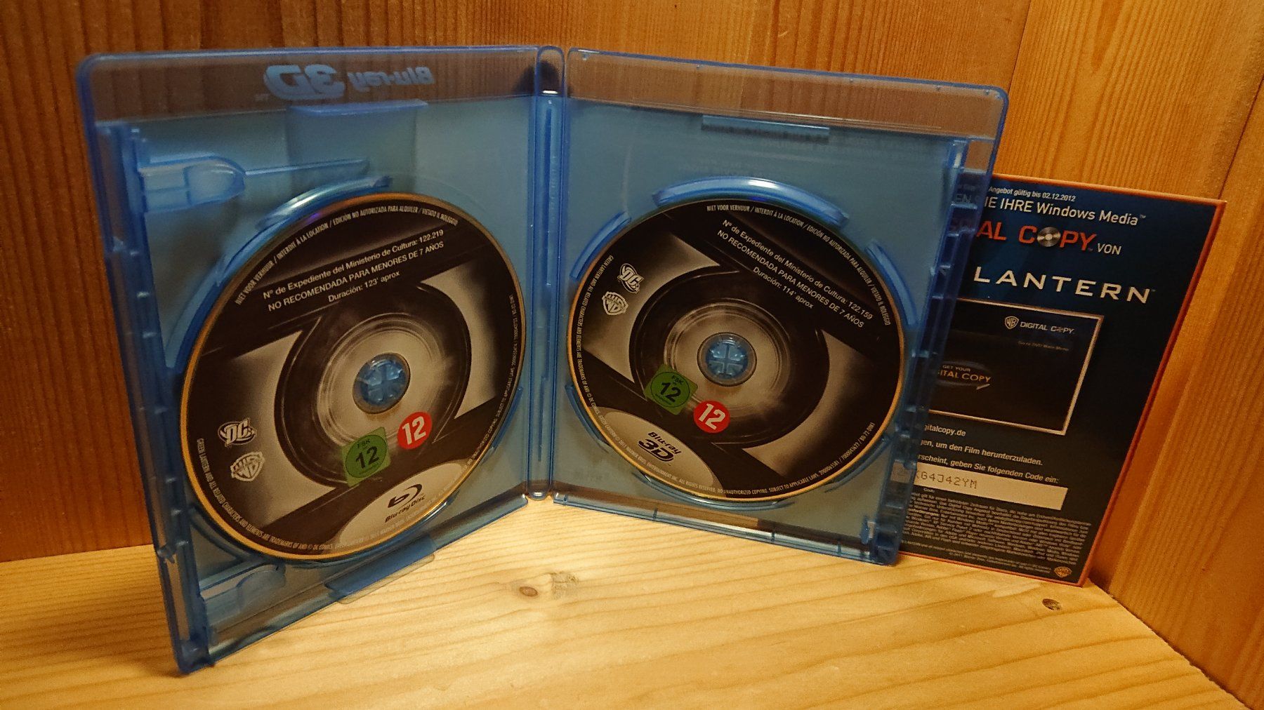Tutti i DVDs: GREEN LANTERN in 2D und 3D Blu-ray – Usato da Wilderswil venduto da Exebub 3