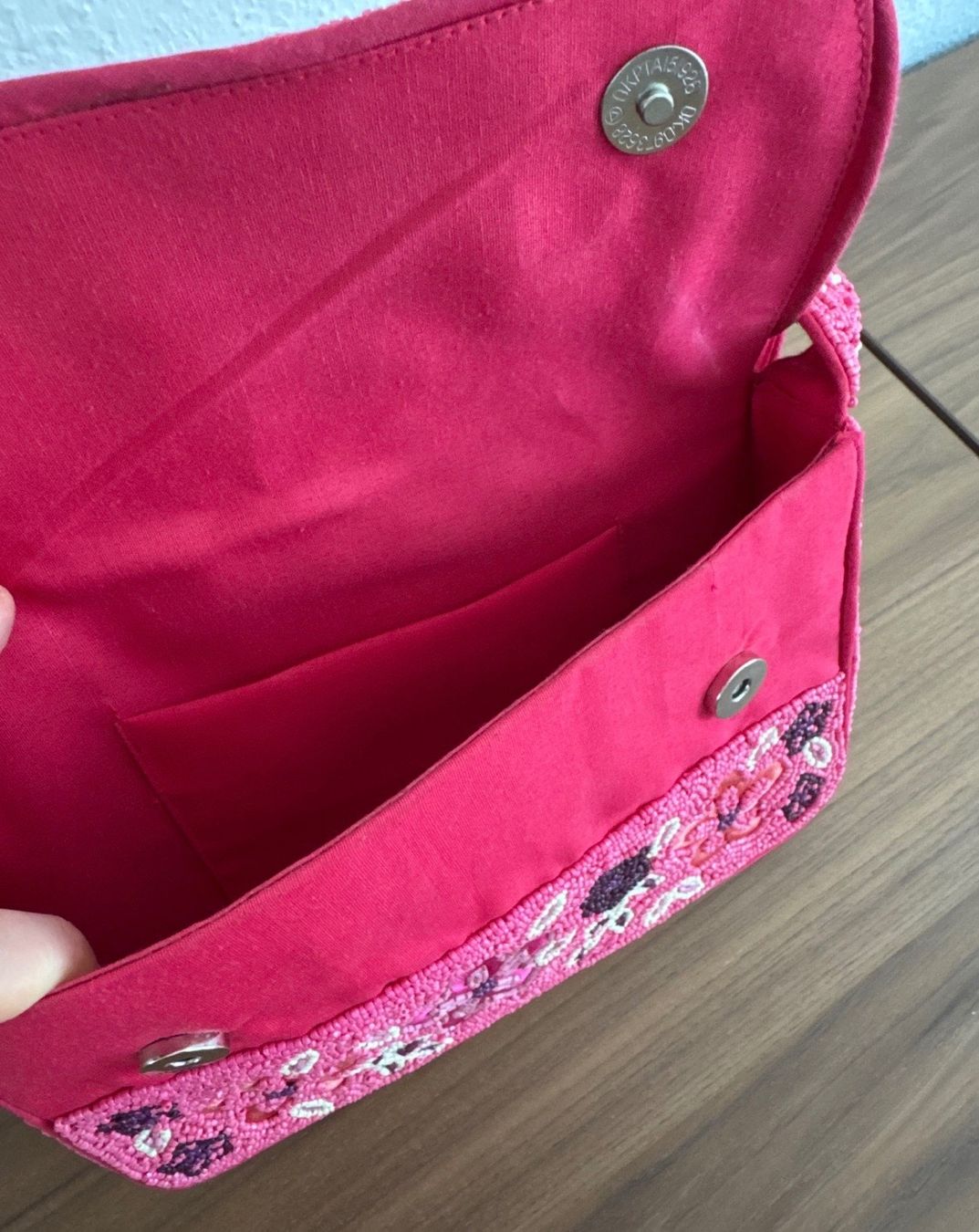 Sacs femmes: Pink beaded shoulder bag – D'occasion à Zürich par AnnaSaskia 3