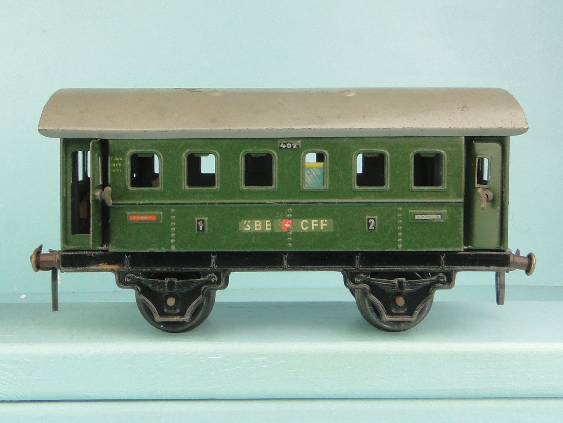 Fleischmann Trains électriques: Fleischmann Spur 0, 2 X Wagen, Blech – D'occasion à Bülach par cann11 6