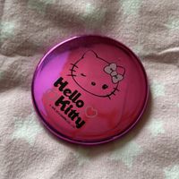 Miroir de poche Hello Kitty rose, Sanrio, état utilisé