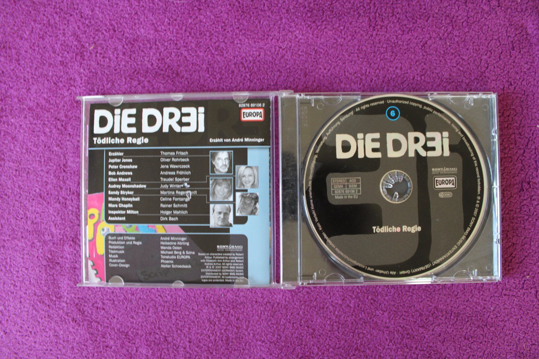 CD: DiE DR3i CD - Tödliche Regie - Folge 6 – Usato da Müllheim Dorf venduto da Seeeule01 2