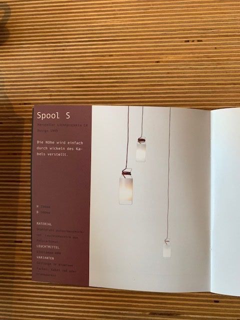 Lampen: Design Lampe Spool von Christian Deuber – Gebraucht aus Oberurnen von solaris84 3