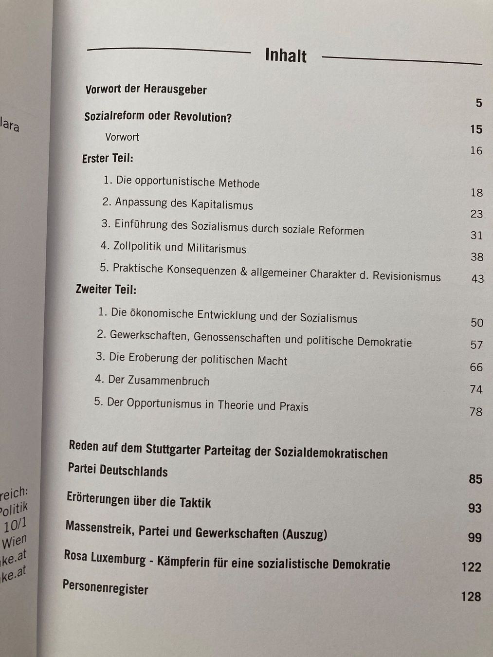 Libri: Rosa Luxemburg, Sozialreform oder Revolution – Usato da Baden venduto da Yoyo1 1