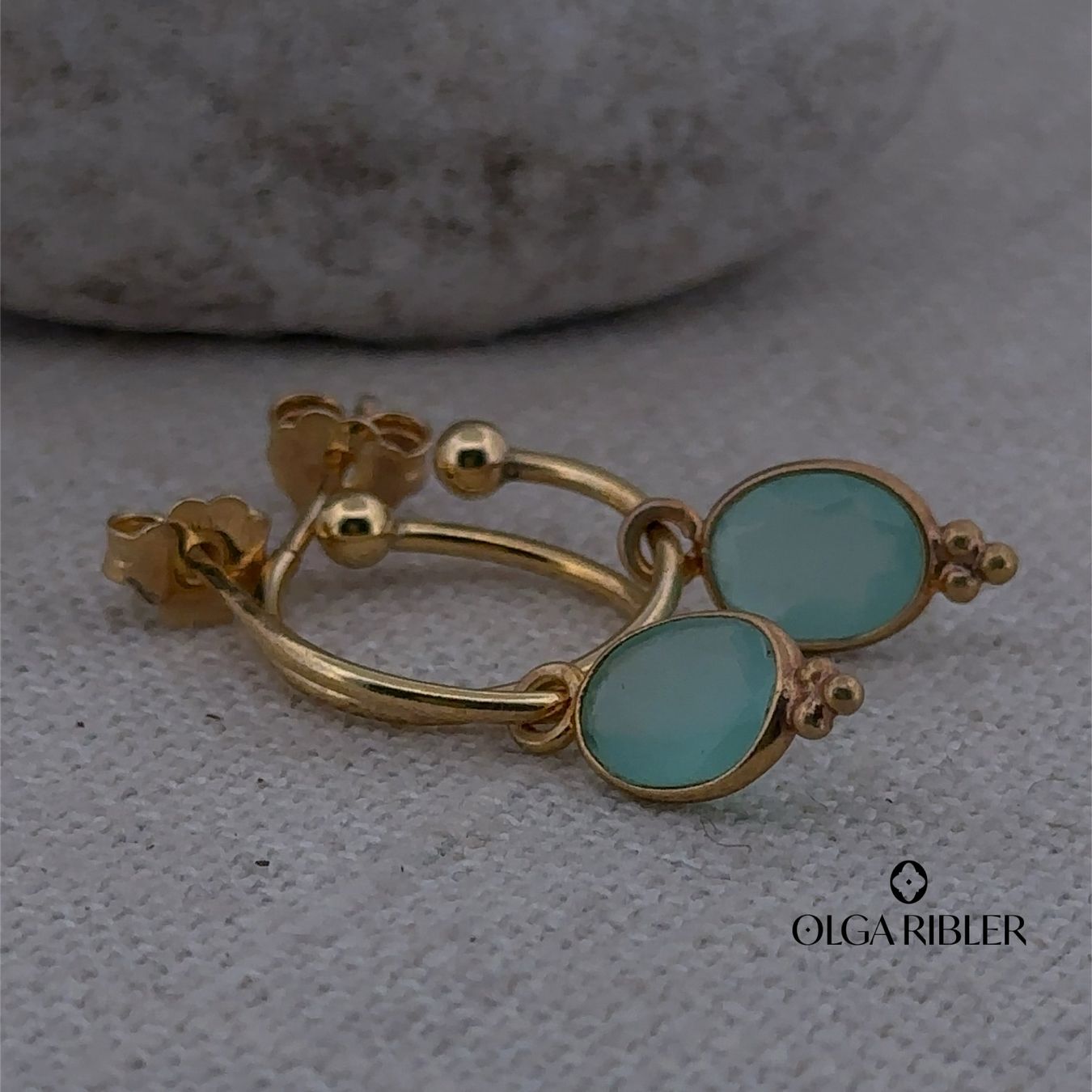 Olga Ribler Orecchini pendenti & Orecchini a lobo: Sterling Silber 925 Creole mit Charms – Nuovo (secondo la descrizione) da Luzern venduto da Schmuckoutlet 2