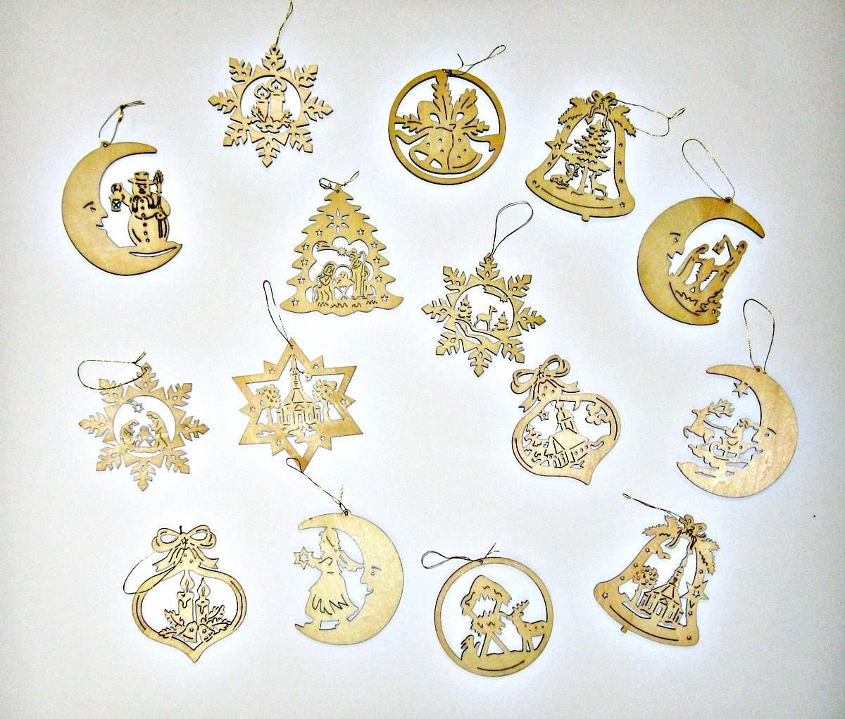 Tutte le decorazioni: Weihnachtsbaumschmuck, 1Stk Holzanhänger – Nuovo e nell'imballaggio originale da Wettingen venduto da Swala 1