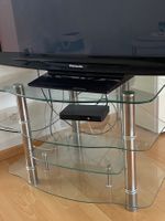 Fernsehtisch aus Glas