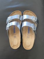 Birkenstock Sandale Arizona silber Grösse 39 
