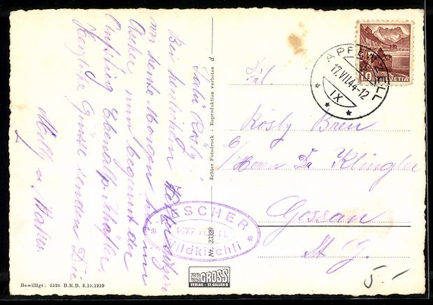 Cartes postales: Aescher-Wildkirchli, Berggasthaus mit Se – D'occasion à Berlin par bartko-reher 1