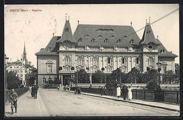 Bern, Strassenpartie mit Blick zum Kasin